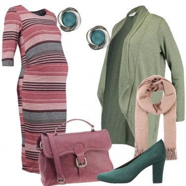 Outfit Il vestito a righe