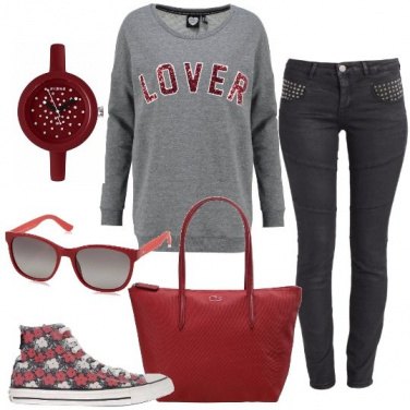 Outfit La sneakers alta
