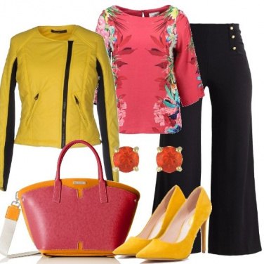 Outfit Il biker giallo