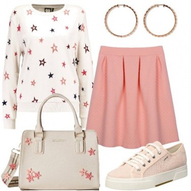 Outfit La felpa con le stelle