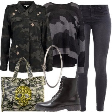 Outfit Militare rock
