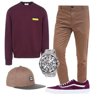 Outfit Color melanzana