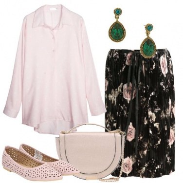 Outfit La gonna con le rose