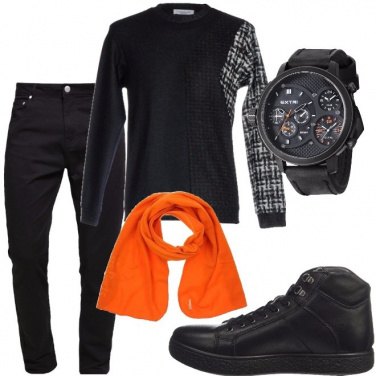 Outfit La sciarpa arancio