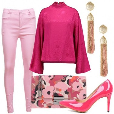 Outfit Amo le sfumature rosa