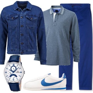Outfit Adoro il blu