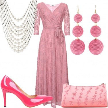 Outfit Sfumature di rosa
