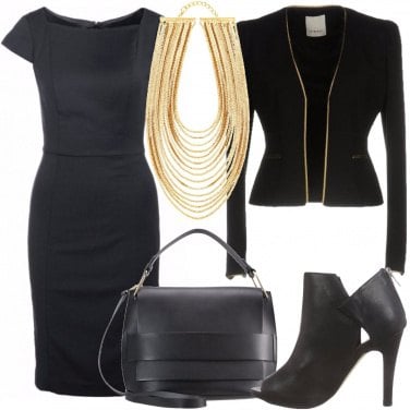 Outfit Oro nero