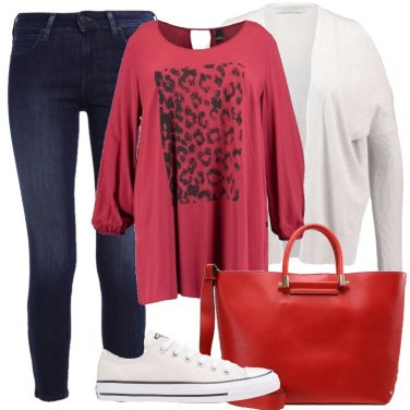 Outfit La maglia con la stampa