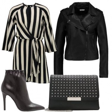 Outfit Rock a righe