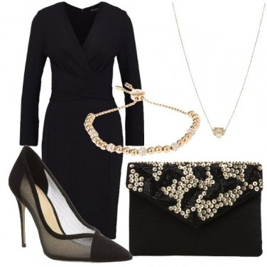 Outfit Tubino e gioielli