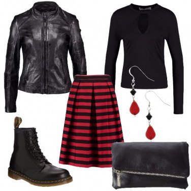 Outfit Gonna e stivaletti