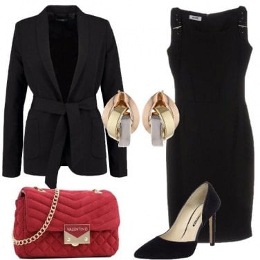 Outfit La borsa a tracolla rossa
