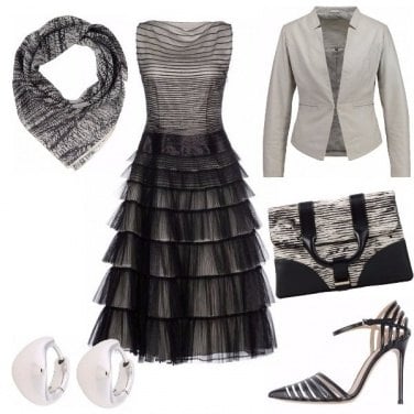 Outfit Romantico chic e un po\' rock