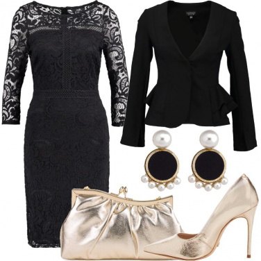 Outfit Il tubino in pizzo