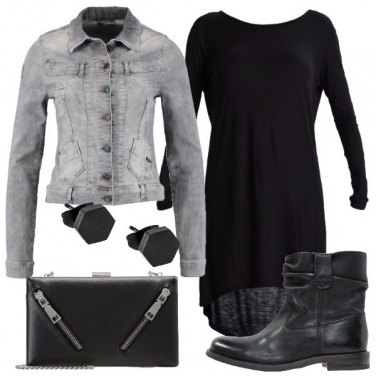 Outfit Vestito asimmetrico