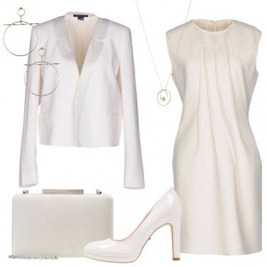 Outfit Tubino in total white
