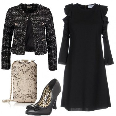 Outfit L\'immancabile vestitino nero