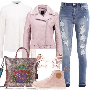 Outfit Comoda in rosa