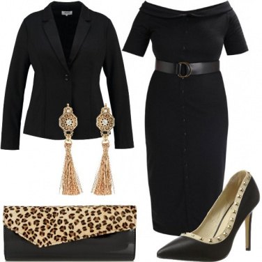 Outfit Tubino nero