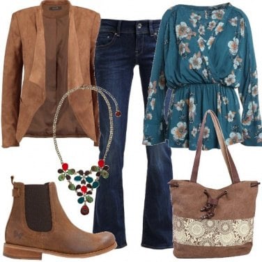 Outfit Jeans bootcut