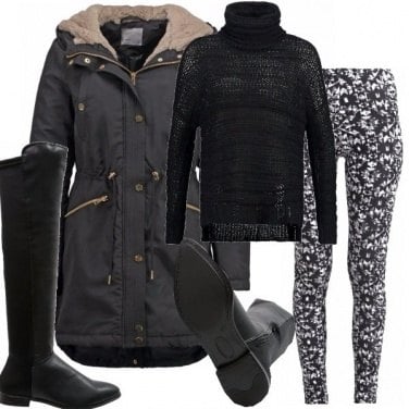 Outfit Evergreen il parka