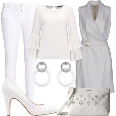 Outfit Candido come la neve