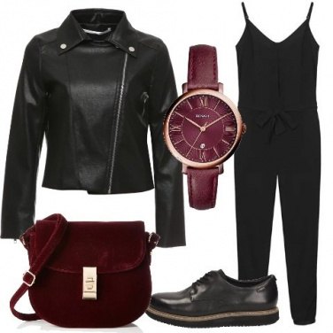 Outfit Jumpsuit nera