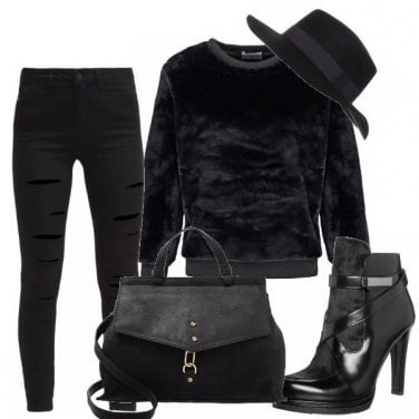 Outfit Black fur