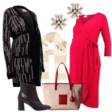Outfit Il vestito rosso