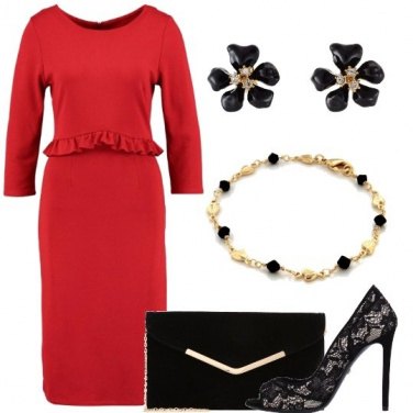 Outfit Tubino rosso