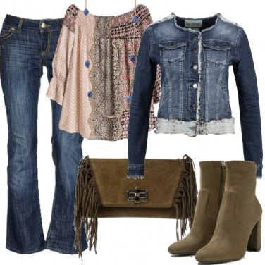 Outfit Denim anni \'70