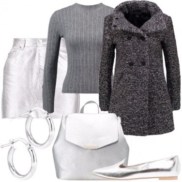Outfit Argento protagonista