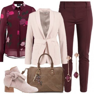 Outfit La camicia con le rose