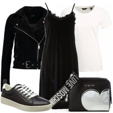 Outfit Il vestito di velluto