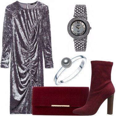 Outfit Abito in velluto