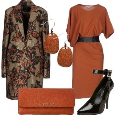 Outfit Cerimonia con i colori della terra