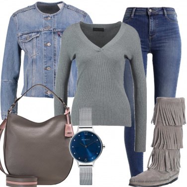 Outfit Lo stivale con le frange