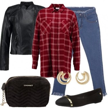 Outfit La borsa di velluto