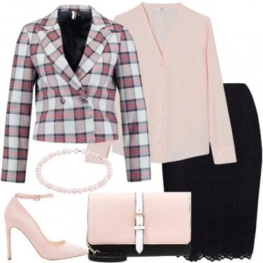 Outfit Il blazer a scacchi