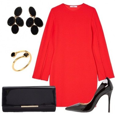 Outfit Il vestito rosso
