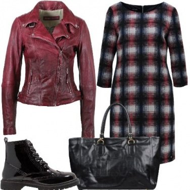 Outfit Quadri rock