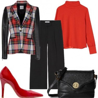Outfit Rosso e nero