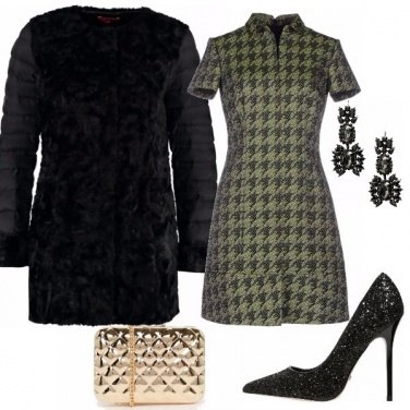 Outfit Chic pied de poule