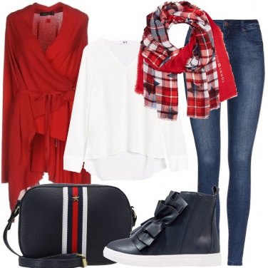 Outfit Tartan e stelle