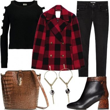 Outfit Scacchi e Animalier