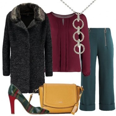 Outfit Il cardigan grigio scuro