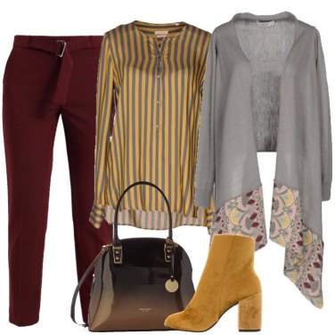 Outfit Il cardigan grigio