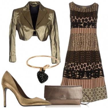 Outfit Nei toni dell\'oro