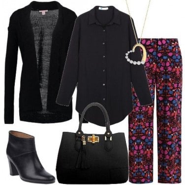 Outfit Il cardigan nero